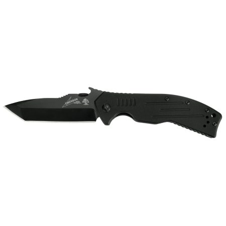 Kershaw - Kershaw Emerson CQC-8K LG Tanto Folding Knife with Black Finish and G10 Handles