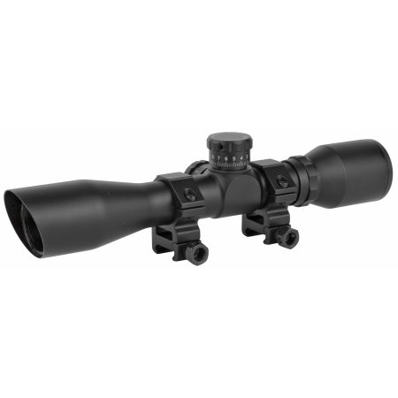 TRUGLO - TRUGLO XTREME 4x32 Tactical Rifle Scope with Mil-Dot Reticle - Black