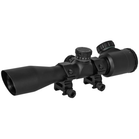 TRUGLO - TRUGLO TRU-BRITE Xtreme Compact Tactical 4x32mm Rifle Scope with Illuminated Mil-Dot Reticle