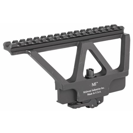 Midwest Industries - Midwest Industries MI-AKSM Railed Scope Mount for AK Rifles - Side Mount Black
