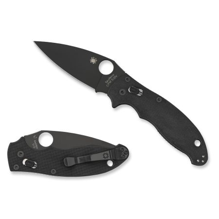 Spyderco - Spyderco Manix 2 Folding Knife with CPM-S30V Blade, 3.375 Inches, Black
