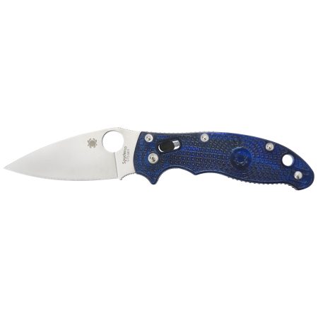 Spyderco - Spyderco Manix 2 Blue Folding Knife with CTS BD1N Blade – Model C101PBL2