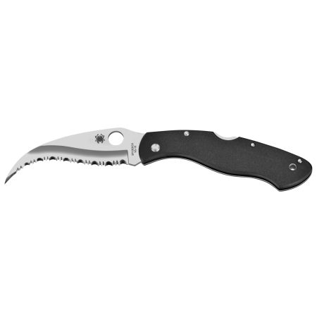 Spyderco - Spyderco Civilian Folding Knife with VG-10 Blade and Black Handle - Model C12GS