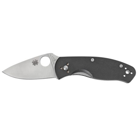 Spyderco - Spyderco Persistence Folding Knife with Plain Edge and Black G10 Handle - Model C136GP
