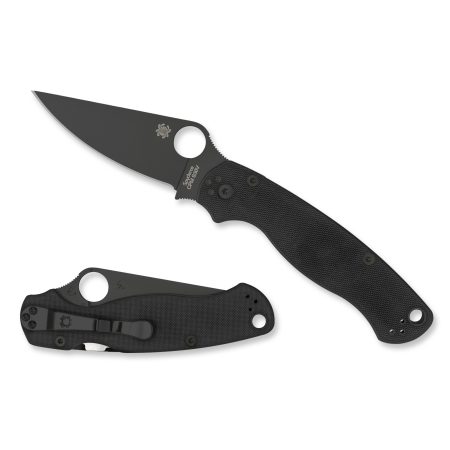 Spyderco - Spyderco Para Military 2 Folding Knife with CPM S45VN Steel, Black G10 Handle, Model C81GPBK2