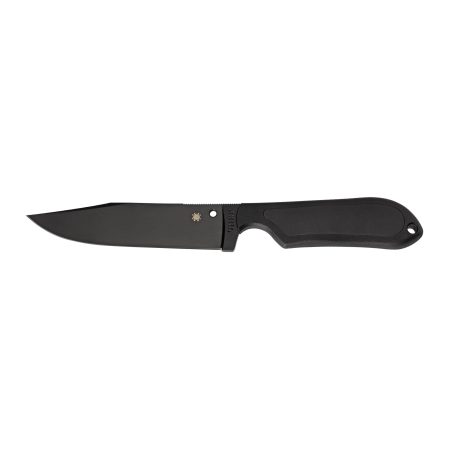 Spyderco - Spyderco Street Bowie Fixed Blade Knife with Sheath - Black VG-10 Steel, Model FB04PBB