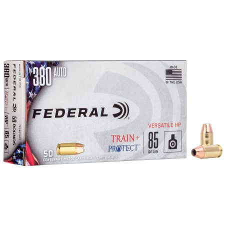 Federal - Federal Train & Protect .380 ACP 85 Grain Hollow Point Ammunition - 50 Rounds
