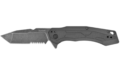 Kershaw - Kershaw Analyst 3.25-Inch Black Folding Assisted Knife with Serrated Tanto Edge