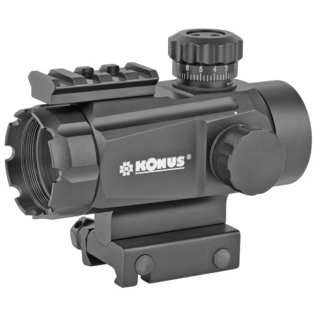 Konus - Konus Konusight Multi-Ret Red Dot Sight with 35mm Objective – Tactical Red Dot Sight for Rifles and Shotguns