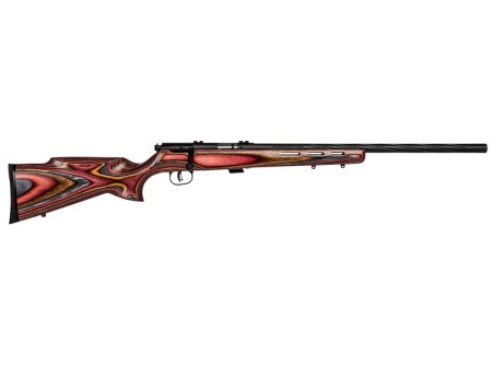 Savage Arms - Savage Arms Mark II BRJ Bolt Action Rifle in 22 LR with Stainless Finish and Multi-Colored Laminate Stock
