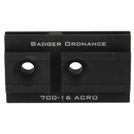 Badger Ordnance - Badger Ordnance C1 12 Mount for Aimpoint ACRO – 12 O’Clock Red Dot Mount in Black