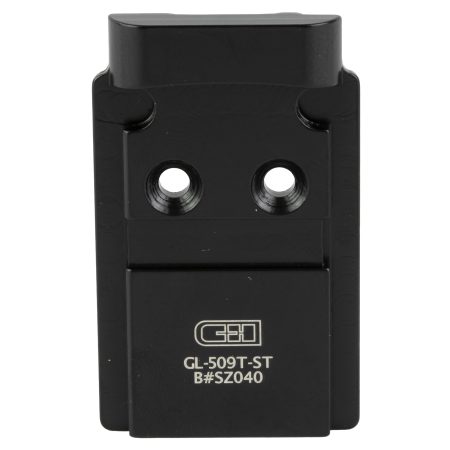 C&H Precision - C&H Precision Glock MOS Mount Plate (Part Number: GL-509T-ST) for Holosun 509T