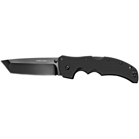 Cold Steel - Cold Steel Recon 1 Folding Knife with 4-inch S35VN Plain Edge Blade, Black Handle