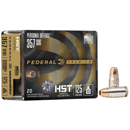 Federal - Federal Premium HST .357 Sig 125-Grain Hollow Point Ammunition - 20 Rounds