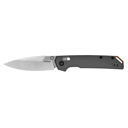 Kershaw - Kershaw Iridium Folding Knife 3.4-inch D2 Steel Blade with Gray-Anodized Aluminum Handle