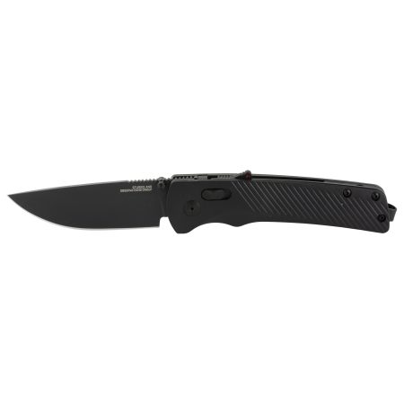 SOG Knives & Tools - SOG Knives & Tools Flash AT Blackout Folding Knife – 3.45 Inch D2 Steel Blade with Assisted Opening and Ambidextrous Lock