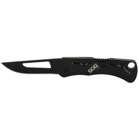 SOG Knives & Tools - SOG Centi II Black Folding Knife with 2.1-Inch AUS 8 Steel Blade