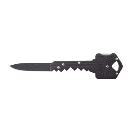 SOG Knives & Tools - SOG Knives & Tools Key Knife Model SOG-KEY-101 – Compact 1.5-Inch Folding Lockback Knife in Black
