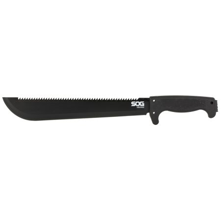 SOG Knives & Tools - SOG Knives & Tools SOGfari Machete 13-Inch with Saw Back and Textured Handle