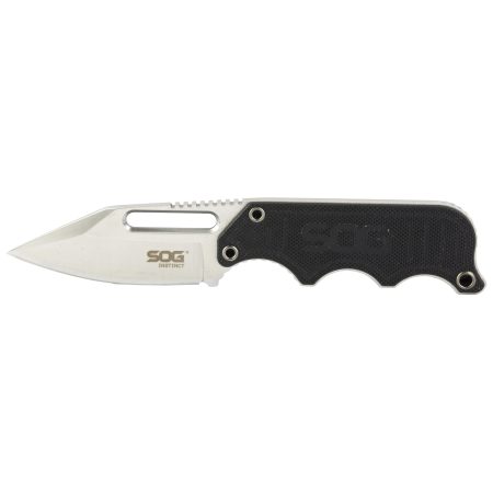 SOG Knives & Tools - SOG Knives & Tools Instinct Fixed Blade Knife – 2.3-inch with Black Handle and Sheath