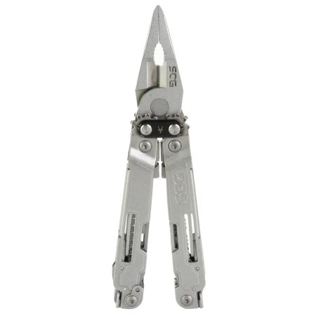 SOG Knives & Tools - SOG PowerAccess Deluxe Multi-Tool with 21 Tools and Hex Bit Kit in Silver