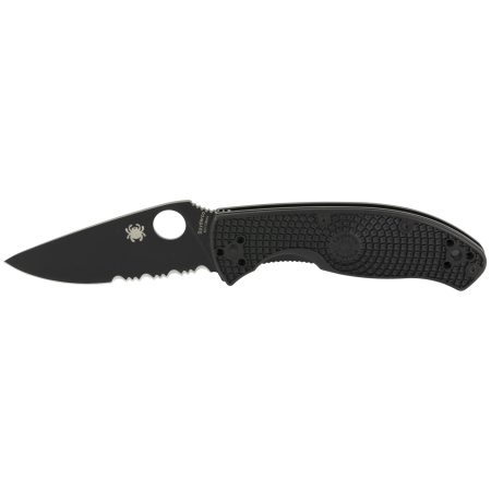 Spyderco - Spyderco Tenacious Lightweight Folding Knife – Black, 3.39" Blade, Model C122PSBBK