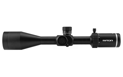 Riton Optics - Riton Optics 1 Conquer Series 6-24x50 FFP Rifle Scope with HD Glass and R3 Zero Stop Turrets