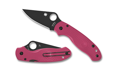 Spyderco - Spyderco Para 3 Lightweight Pink and Black Folding Knife with CTS BD1N Blade – Model C223PPNBK
