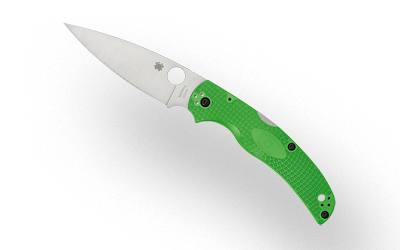 Spyderco - Spyderco Native Chief Salt Lightweight Folding Knife with LC200N Steel and Green Handle