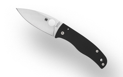 Spyderco - Spyderco Bodacious Folding Knife with CPM-S30V Steel, Black G-10 Handle, Plain Edge - Model C263GP