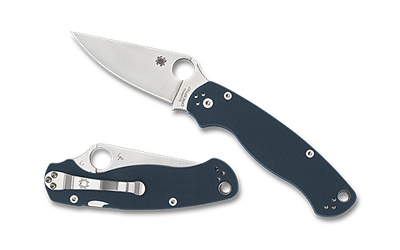 Spyderco - Spyderco Para Military 2 CPM SPY27 Blue Folding Knife - Sharp and Durable Edge