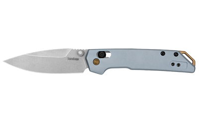 Kershaw - Kershaw Mini Iridium Folding Knife with D2 Blade and Blue Handle, Model 2051