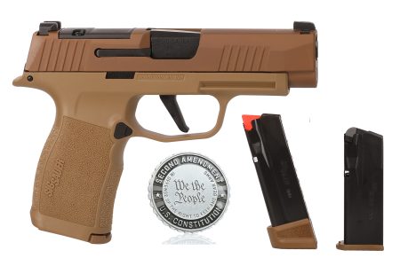 SIG SAUER - SIG SAUER P365 XL 2A 9mm Coyote Semi-Auto Pistol with 17+1 Capacity and Optic-Ready Slide