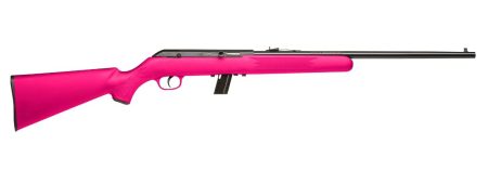 Savage Arms - Savage Arms 64 F Semi-Auto .22 LR Rifle with Pink Synthetic Stock