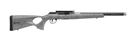 Savage Arms - Savage Arms A22 Timberlite Thumbhole Rifle 22 LR with Carbon Fiber Wrapped Barrel and Satin Blued Finish