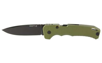 Cold Steel - Cold Steel Swift III Folding Knife with 4-Inch CPM M4 Blade, Black G10 Handle