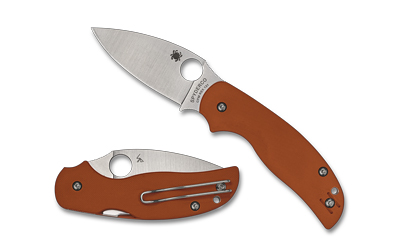 Spyderco - Spyderco Sage 5 Folding Knife with CPM REX 121 Steel and Orange G-10 Handle - Model C123GBORP