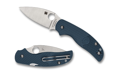 Spyderco - Spyderco Sage 5 Lightweight Folding Knife with CPM SPY27 Steel, Blue Handles
