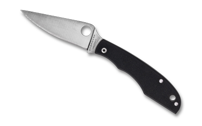 Spyderco - Spyderco Grasshopper G-10 Folding Knife with 2.3-inch Plain Blade and Black Handle