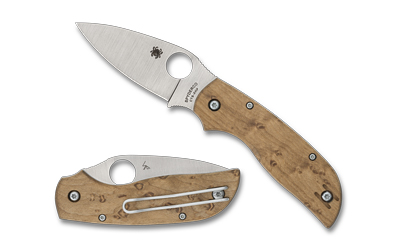 Spyderco - Spyderco Chaparral SlipIt Folding Knife with Birdseye Maple Handle - Model C152NLWDP