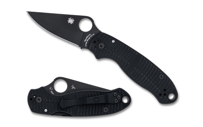 Spyderco - Spyderco Para 3 Salt Folding Knife with CPM MagnaCut Blade and Black G-10 Handle