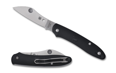 Spyderco - Spyderco Roadie XL Folding Knife - M398 Steel, 2.74 Inch Blade, Black Handle