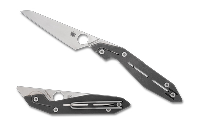 Spyderco - Spyderco NAND Folding Knife with M398 Steel Blade and Titanium Handle – 3.19 Inches