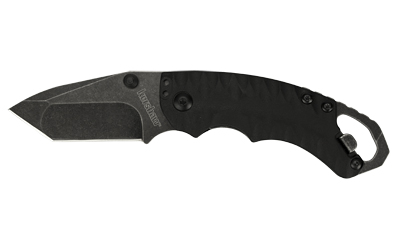 Kershaw - Kershaw Shuffle II Folding Knife with Plain Edge, 2.6-Inch Blade, BlackWash Finish, Black Handle - Model 8750TBLKBW