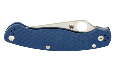 Spyderco - Spyderco Military 2 Folding Knife with CPM SPY27 Steel and Blue G-10 Handle – Model C36GPCBL2 - Image 3