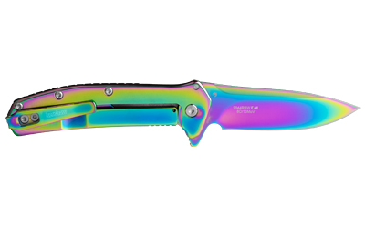 Kershaw - Kershaw Outcome 2.8 Rainbow PVD Assisted Folding Knife with Steel Frame Lock - Image 2