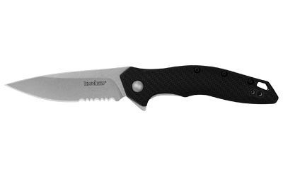 Kershaw - Kershaw Shoreline 1845ST Assisted Folding Knife with Combo Edge and Reversible Clip