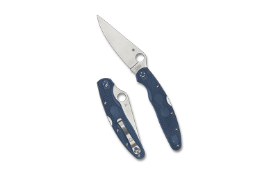 Spyderco - Spyderco Police 4 Lightweight Folding Knife with CPM SPY27 Steel and Blue Handle – Model C07PCBL4