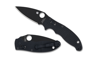 Spyderco - Spyderco Manix 2 Salt Series Folding Knife with CPM MagnaCut Blade and G-10 Handle – Black, Part C101GMCBKP2