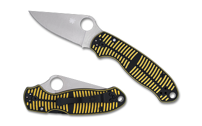 Spyderco - Spyderco Para 3 Salt Folding Knife with CPM MagnaCut Steel and Yellow G-10 Handle